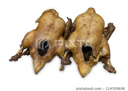 Top view of Braised Duck, focus selective 124509696