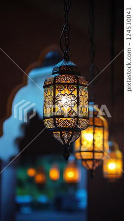 Ramadan Mubarak Artistic Poster with Abstract Details Ramadan Mubarak Artistic Poster with Abstract Details 124510041
