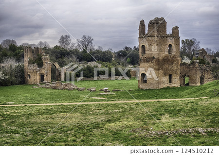 Ruins of the Circus of Maxentius, Rome, Italy 124510212