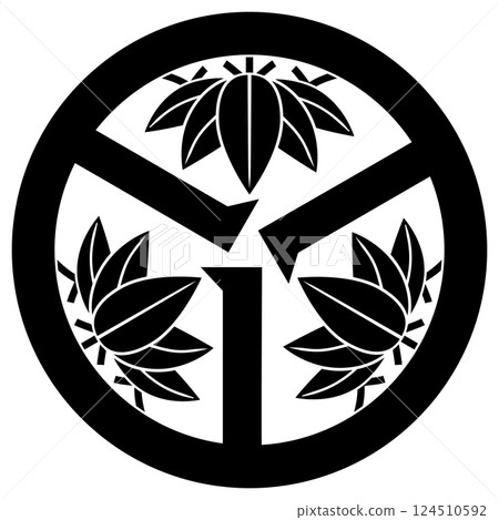 這是一個家族徽章。這叫三腳架。 124510592