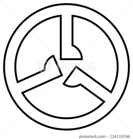 這是一個家族徽章。它被稱為 Yin Shin Facing Trivet。 124510596