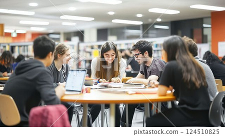 大學生舉辦小組學習會 124510825