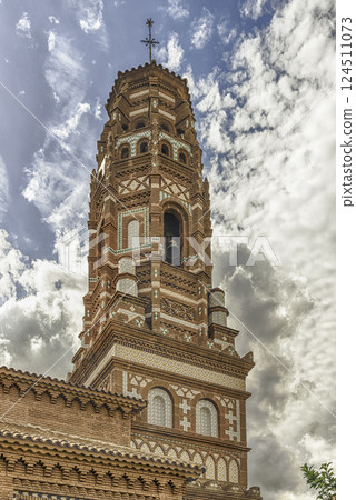 Scenic bell tower in Poble Espanyol, Barcelona, Catalonia, Spain Scenic bell tower in Poble Espanyol, Barcelona, Catalonia, Spain 124511073