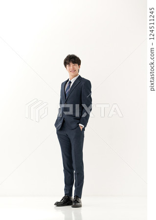 Business male portrait full body 124511245