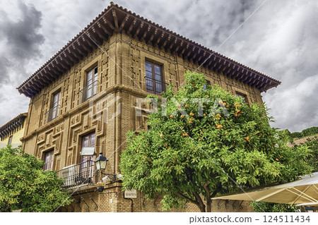 Building in Poble Espanyol, Barcelona, Catalonia, Spain Building in Poble Espanyol, Barcelona, Catalonia, Spain 124511434