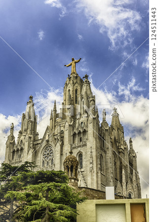 Church of the Sacred Heart, Tibidabo mountain, Barcelona, Catalonia, Spain Church of the Sacred Heart, Tibidabo mountain, Barcelona, Catalonia, Spain 124511443