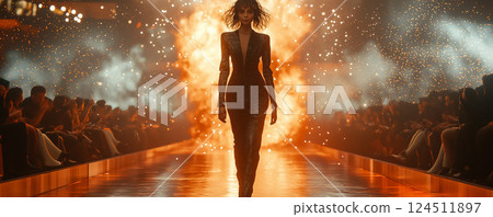 美麗的女模特兒 美麗的女模特兒 124511897