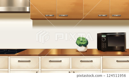 A kitchen 124511956