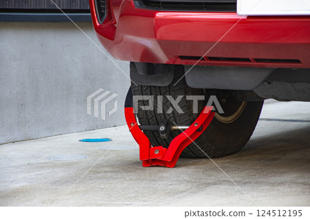 Cars with anti-theft tire locks Cars with anti-theft tire locks 124512195