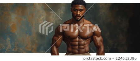 Macho black man 124512396