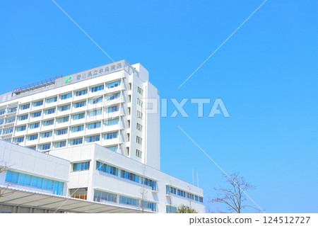 A view of Kagawa Prefectural Central Hospital in Takamatsu City, Kagawa Prefecture A view of Kagawa Prefectural Central Hospital in Takamatsu City, Kagawa Prefecture 124512727