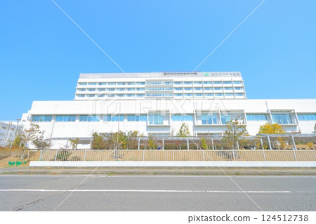A view of Kagawa Prefectural Central Hospital in Takamatsu City, Kagawa Prefecture 124512738