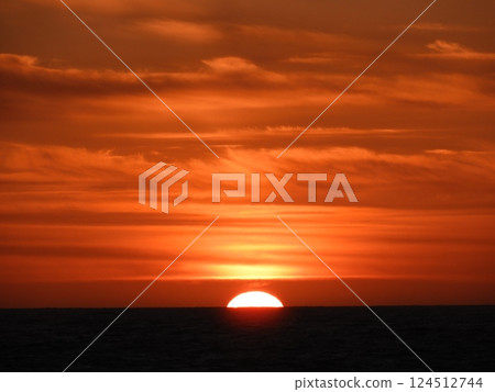 日落在日本海 日落在日本海 124512744