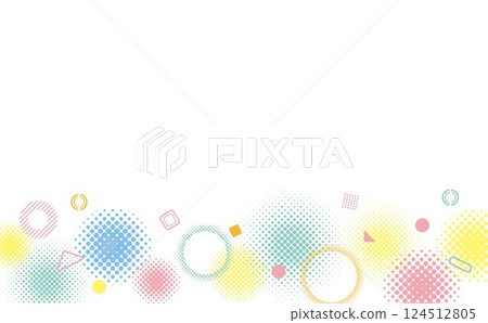 Business geometry simple illustration background 124512805