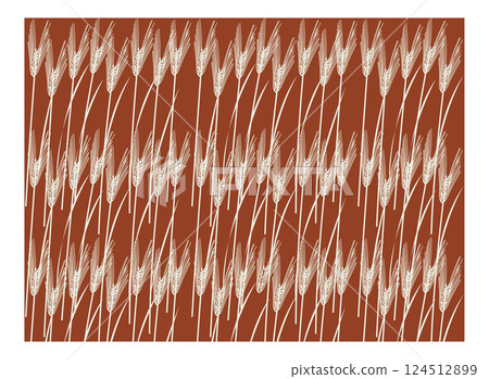 麥穗圖案3 棕色底色 124512899