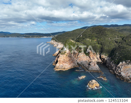 Scenery around Shirabae Lighthouse, Tosashimizu City, Kochi Prefecture Scenery around Shirabae Lighthouse, Tosashimizu City, Kochi Prefecture 124513104