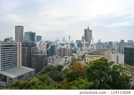 澳門世界遺產東望洋砲台風景 124513686