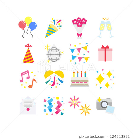 Celebration & Party Vector Icon Pack 124513851
