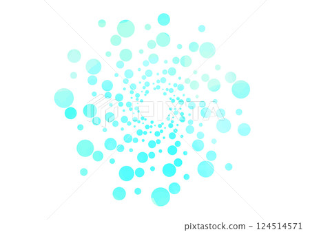 Watercolor swirling water pattern background blue 124514571