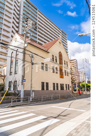 Japan Christian Church Osaka West Church (Protestant Church) Chapel, Shinmachi, Nishi-ku, Osaka City Japan Christian Church Osaka West Church (Protestant Church) Chapel, Shinmachi, Nishi-ku, Osaka City 124515061