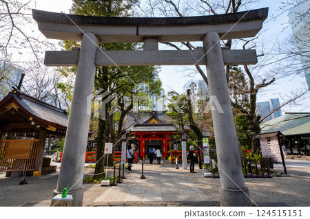 愛宕神社，主神社與鳥居，東京都港區 124515151