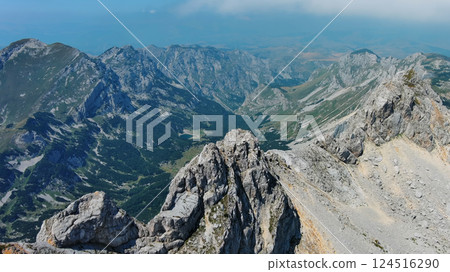 Aerial Durmitor mountain landscape 124516290