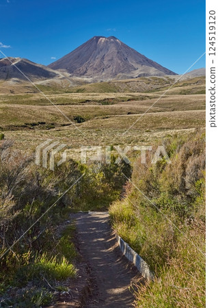 Volcanic Mountain Landscape, Tongariro Volcanic Mountain Landscape, Tongariro 124519120