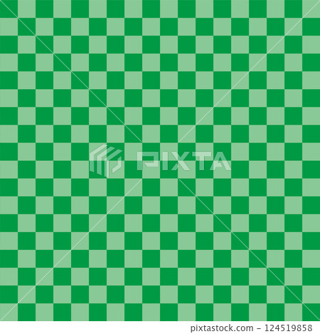 Green checkered pattern 124519858