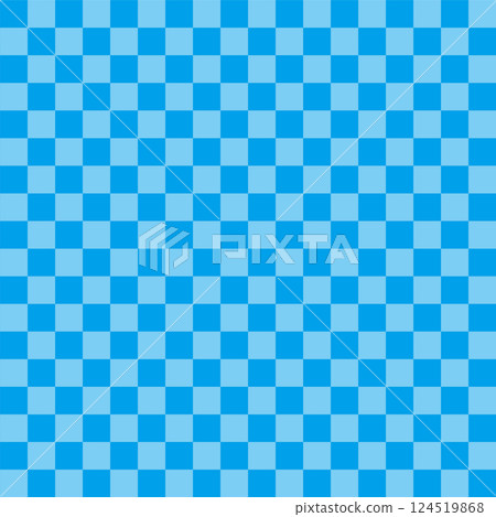 Light blue checkered pattern 124519868