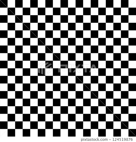 Black and white checkered pattern 124519876