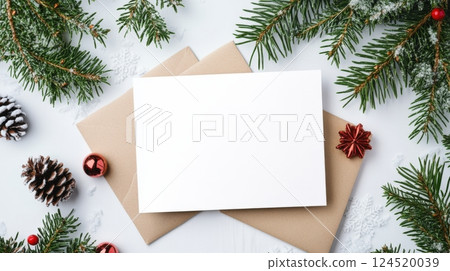 Envelope Liner Mock-Up For Your Design 124520039