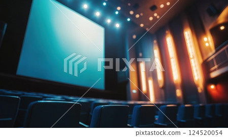 Poster Mockup On A Theater Marquee 124520054