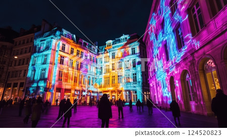 The Vibrant Night Lights That Artfully Illuminate the Unique and Historic Architecture The Vibrant Night Lights That Artfully Illuminate the Unique and Historic Architecture 124520823