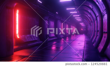 Cyberpunk Lighting Gradient Grunge Texture Cyberpunk Lighting Gradient Grunge Texture 124520881