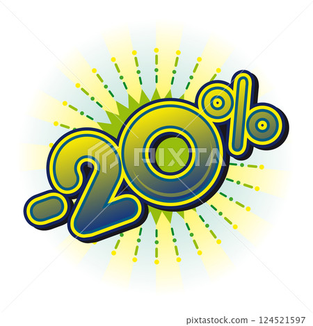 Promotions on a flash sale in a shopping center 124521597