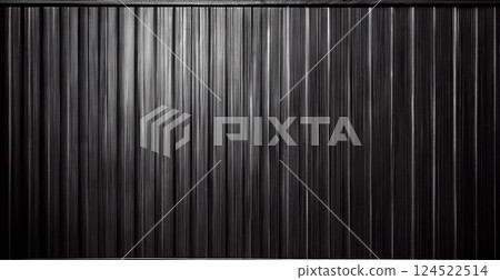 Dark panoramic background, port container - AI generated image 124522514