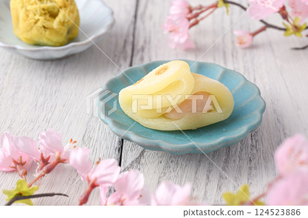 春天的日式甜點 124523886