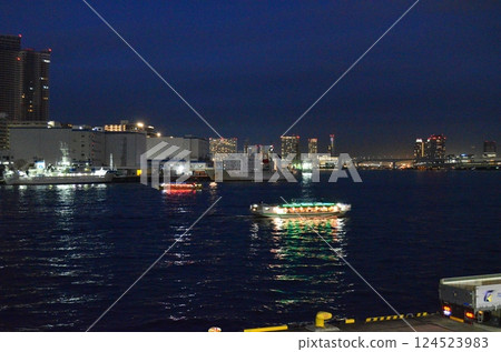 Night view from Takeshiba Pier 124523983