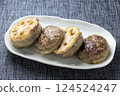 Lotus root stuffed with meat. 124524247