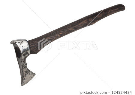 Axe with wooden handle. 124524484