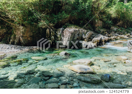 <Nagano> Beautiful scenery of Atera Valley 124524779