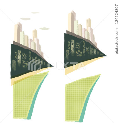 an image of a commercial city center 124524807