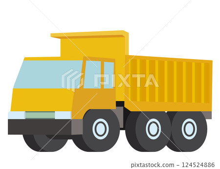 Construction vehicle: Dump truck Construction vehicle: Dump truck 124524886