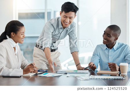 Diversity, planning and strategy with marketing and advertising team working on development on startup project. Happy corporate teamwork, collaboration or support with business people happy and smile Diversity, planning and strategy with marketing and advertising team working on development on startup project. Happy corporate teamwork, collaboration or support with business people happy and smile 124525520