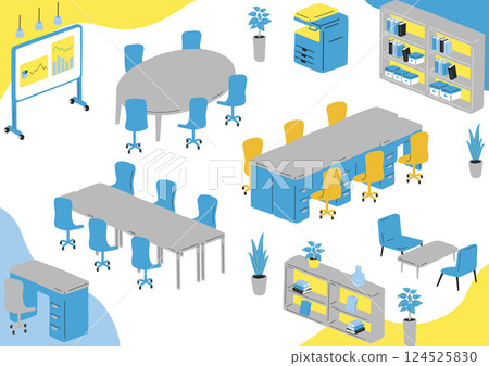 Office landscape 124525830