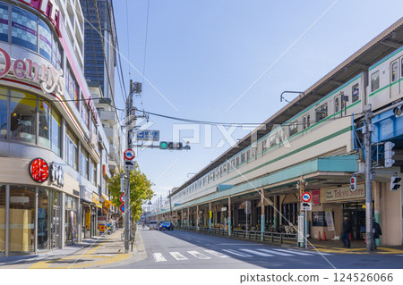 Scenery in front of Ayase Station, Tokyo 124526066