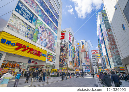 Scenery of the Electric Town in front of Akihabara Station 124526093