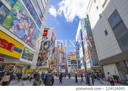 Scenery of the Electric Town in front of Akihabara Station 124526095