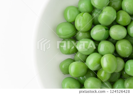 Close-up of cooked green peas Close-up of cooked green peas 124526428