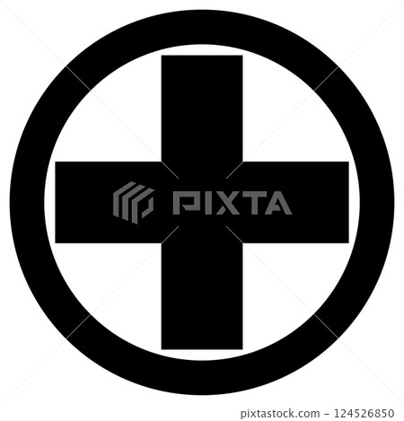 This is my family crest. It is a cross-shaped tree in a circle. 124526850